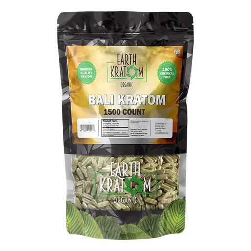 [INTREF00853] EARTH KRATOM 1500 CAP BALI