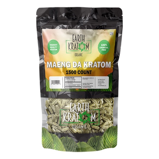 [INTREF00858] EARTH KRATOM 1500 CAP MAENG DA