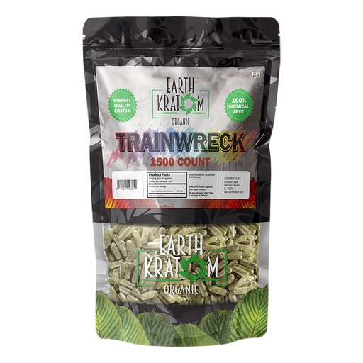 [INTREF00862] EARTH KRATOM 1500 CAP TRAINWRECK