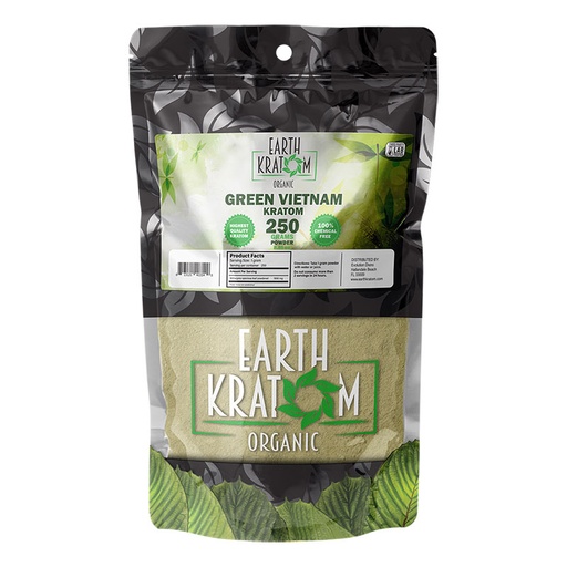 [INTREF00893] EARTH KRATOM 250 GRAM GREEN VIETNAM