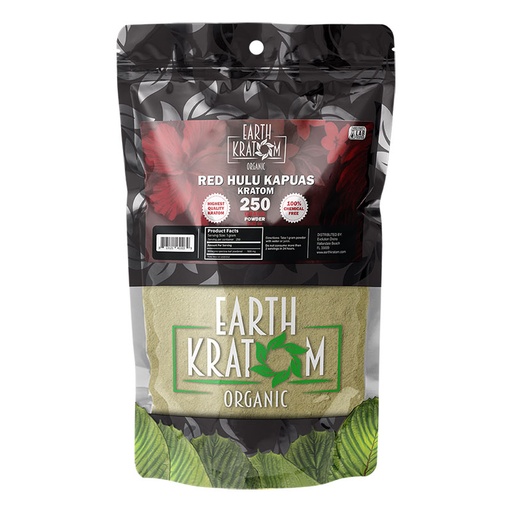 [INTREF00895] EARTH KRATOM 250 GRAM RED HULU