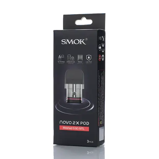 [INTREF03564] SMOK NOVO 2X POD MESHED 0.9 MTL 3PC