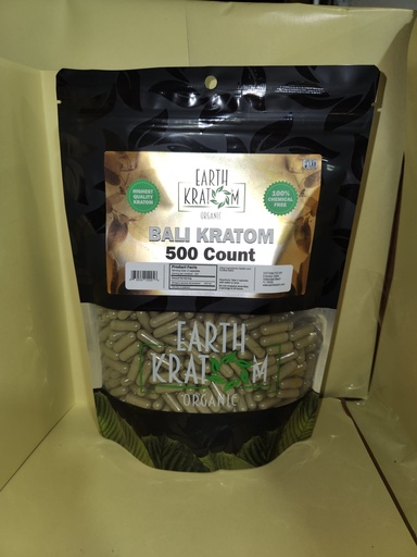 [INTREF00925] EARTH KRATOM 500 CAP BALI