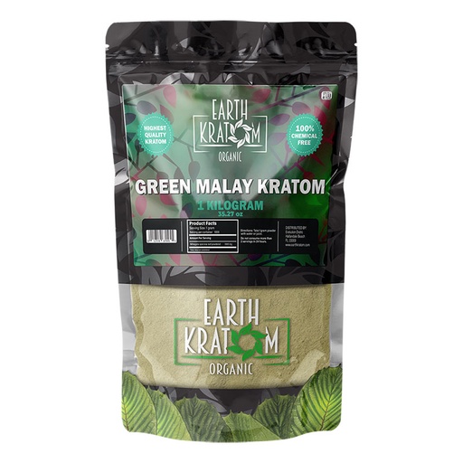 [INTREF00880] EARTH KRATOM 1 KILO - GREEN MALAY 