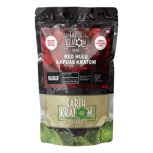 [INTREF00883] EARTH KRATOM 1 KILO - RED HULU KAPUAS 